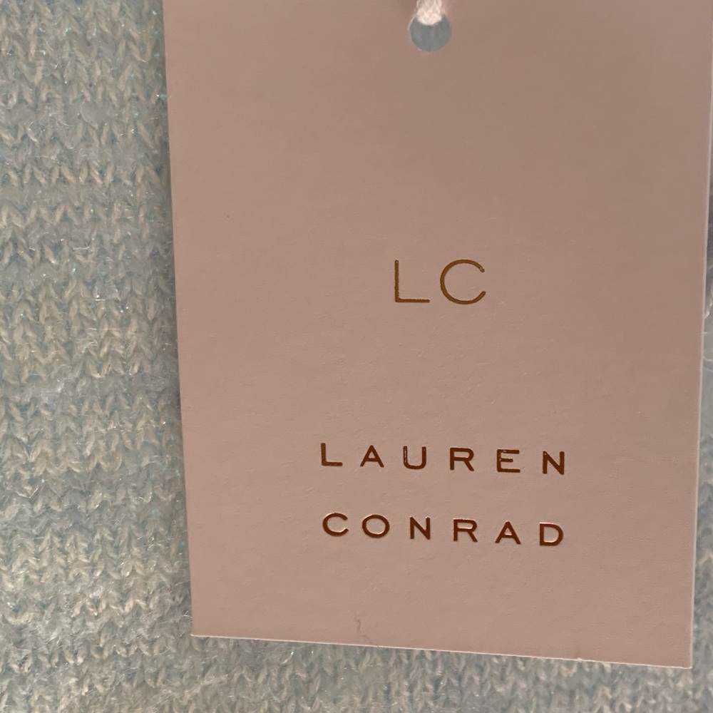 Lauren Conrad Sweater New With Tags / Light Blue with Polar Bear Soft / Medium. - Picture 7 of 17
